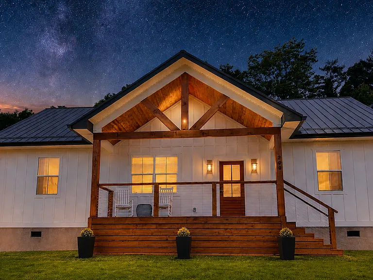 Front porch with mountain Views