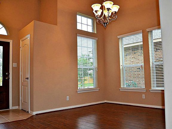 High ceiling living room