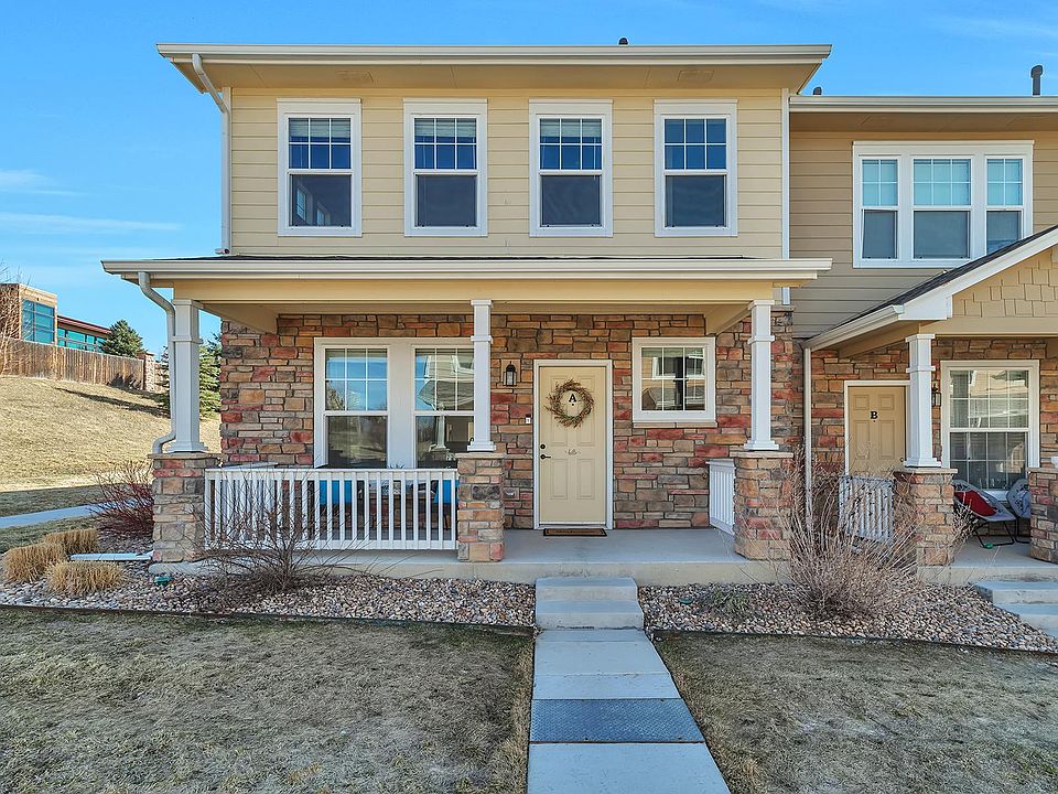 Front Door and Porch - End Unit Next to Green Belt