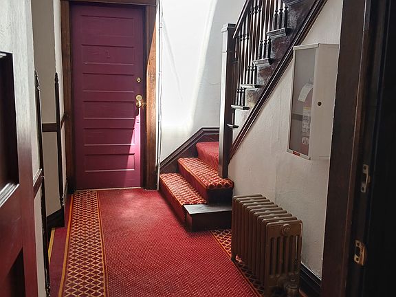Front building entry interior