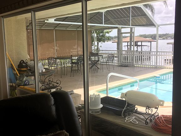 Closed in sun room off patio