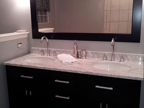 Master Bathroom-Marble top. 