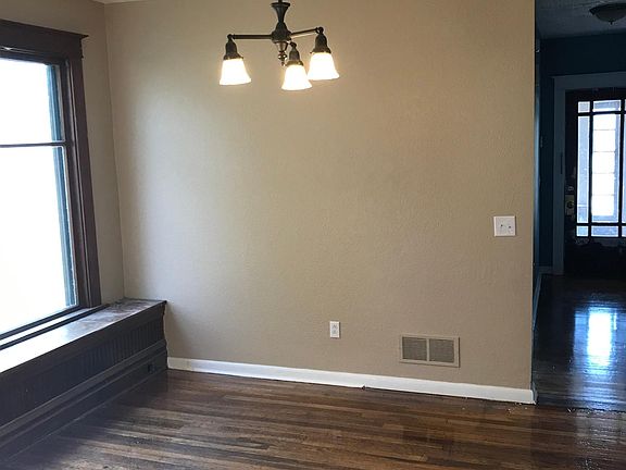 Built-in window seat in Living/dining area