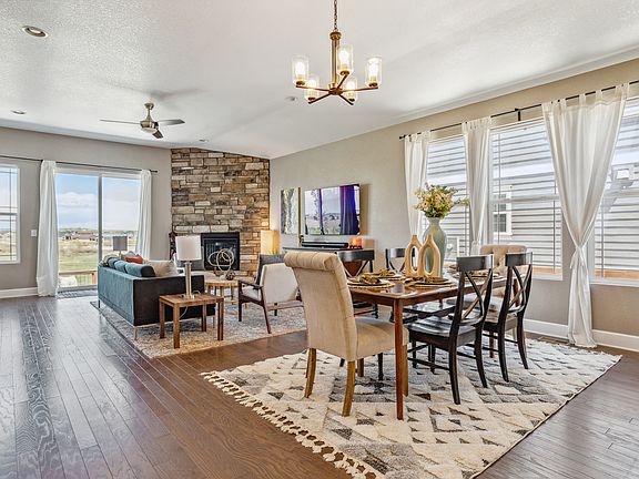 Dining area and family room