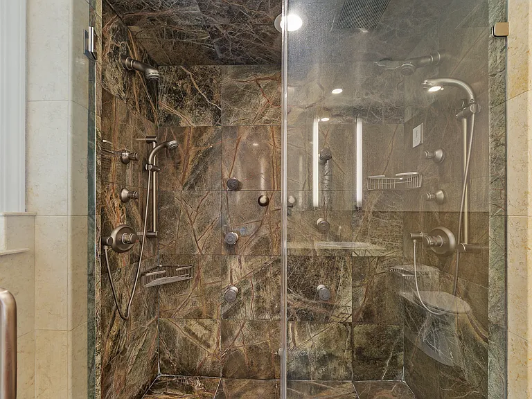 Master bathroom shower.