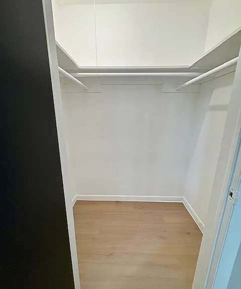 Large walk in closet in primary bedroom