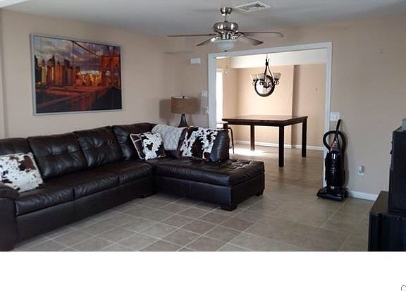 Spacious open living room