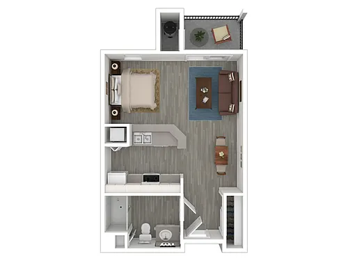 Floor plan Studio