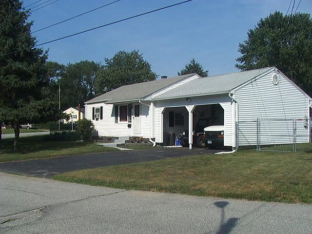 Front with Double Carport