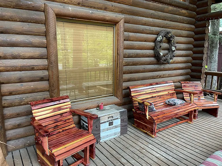 Outdoor living space.