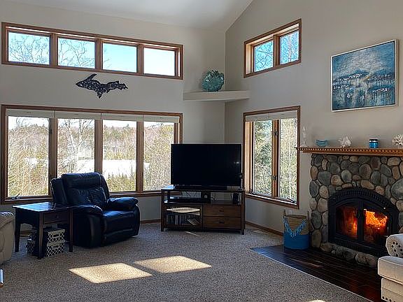 Windows overlooking the lake