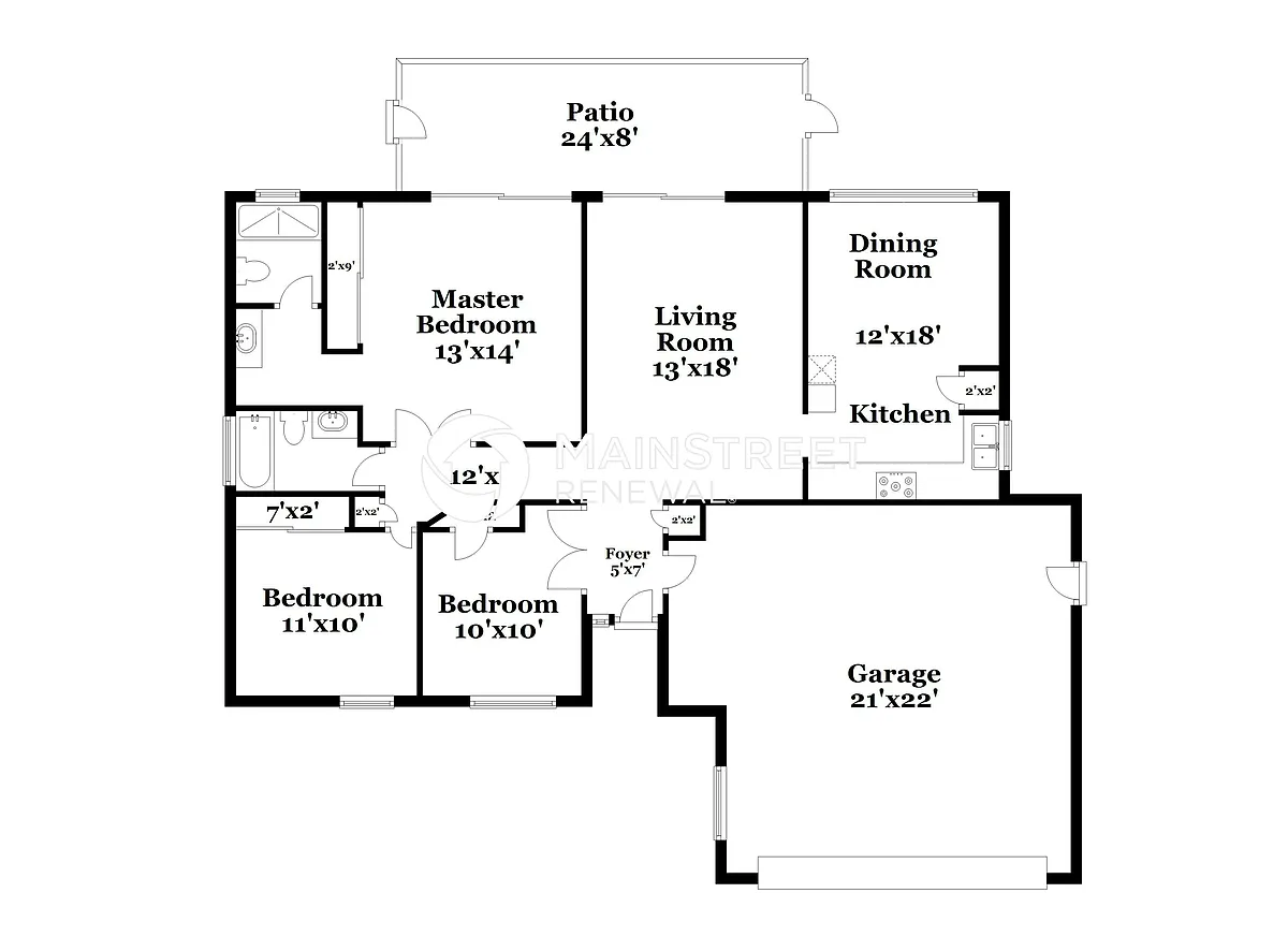 Floor Plan - 6138 Ranier Dr