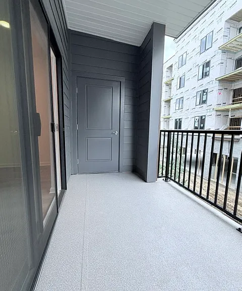 Private Balcony with extra storage