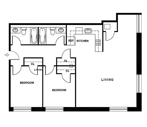 Floor plan The Morgan
