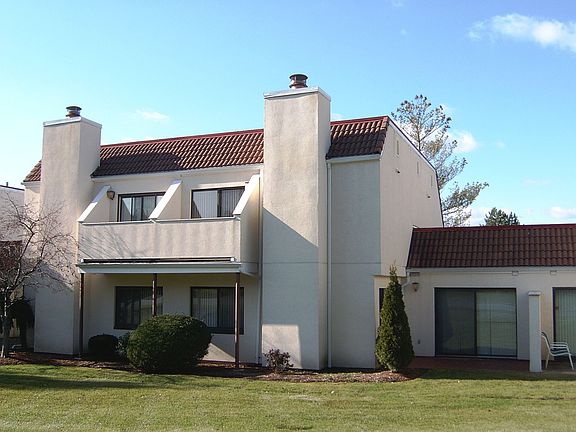 Back View of Townhouse