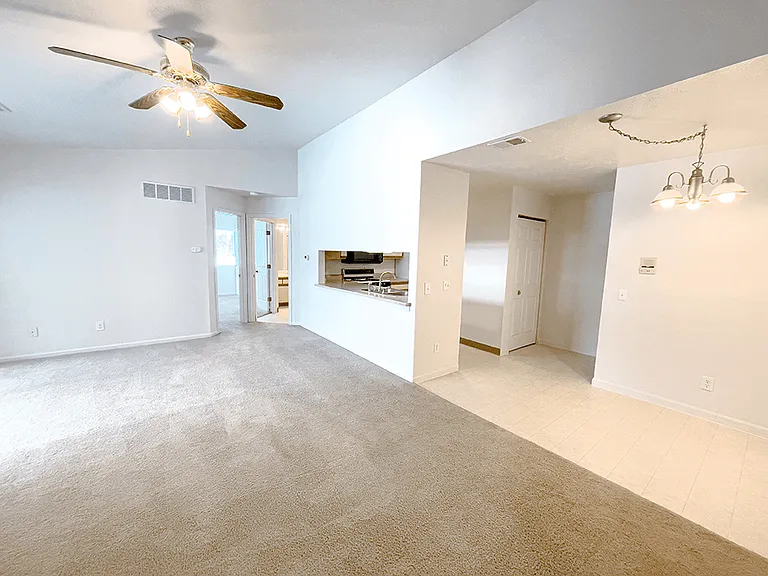 Spacious Living and Dining Area