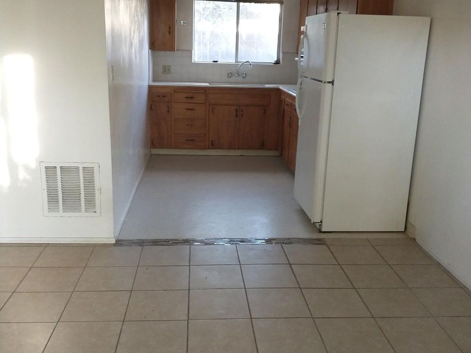 Kitchen and dining area from front door