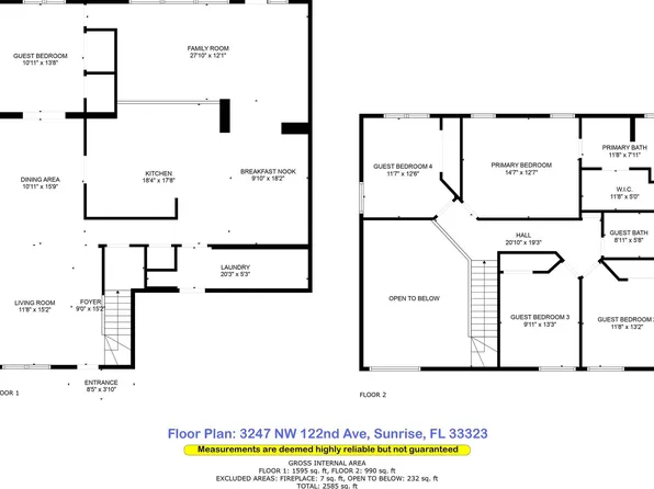 3247 NW 122nd Avenue, Sunrise, FL 33323