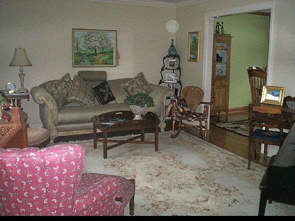 Living room with space for grand piano