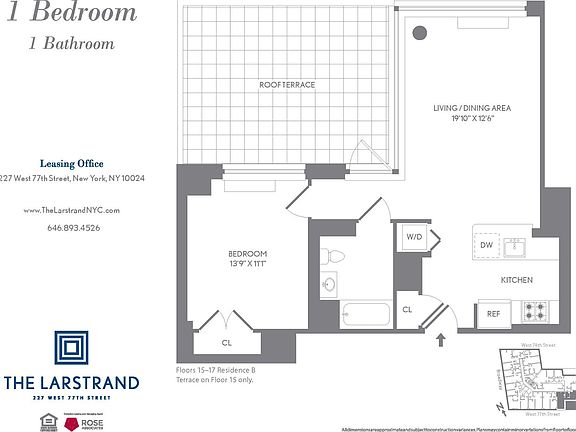 2nd image of 227 W 77th St APT 17B