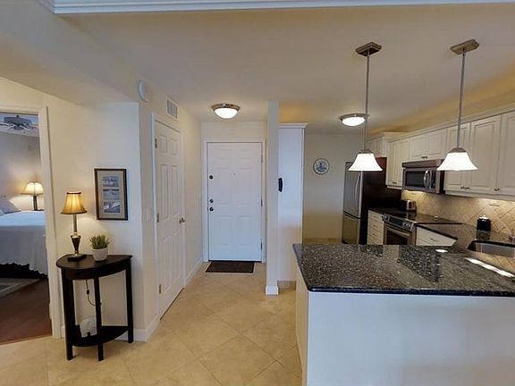 Kitchen and guest bedroom view