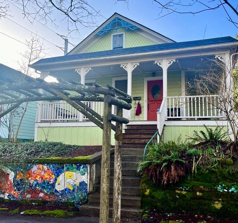 Front of home w/wrap around porch