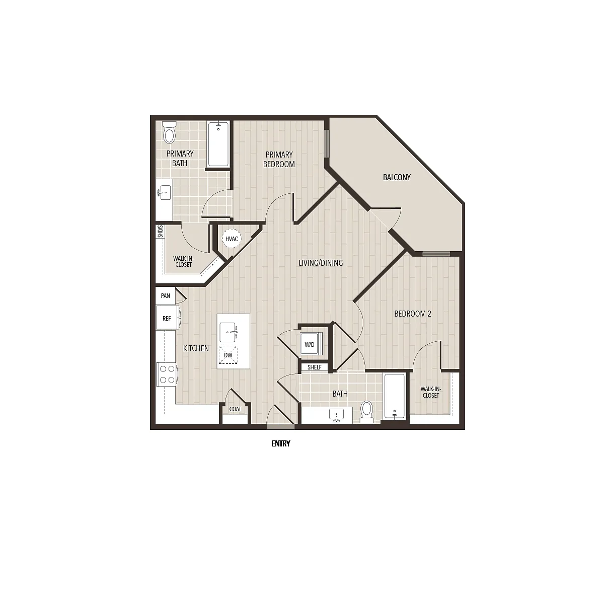 Floor plan B2- ADA