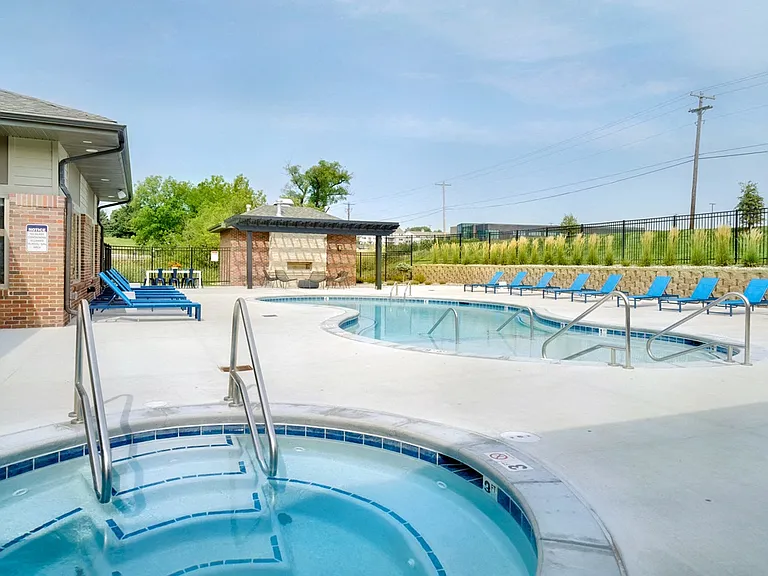 Unwind after a long day in our hot tub.