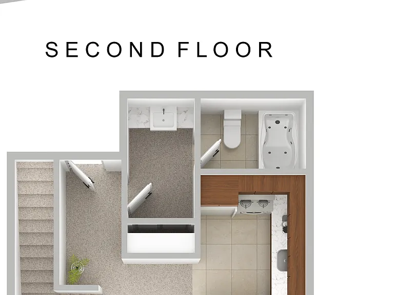 One-Bedroom Two-Bathroom Loft One-Bedroom Two-Bathroom Loft