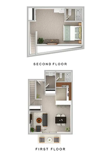 Floor plan 1X2 P