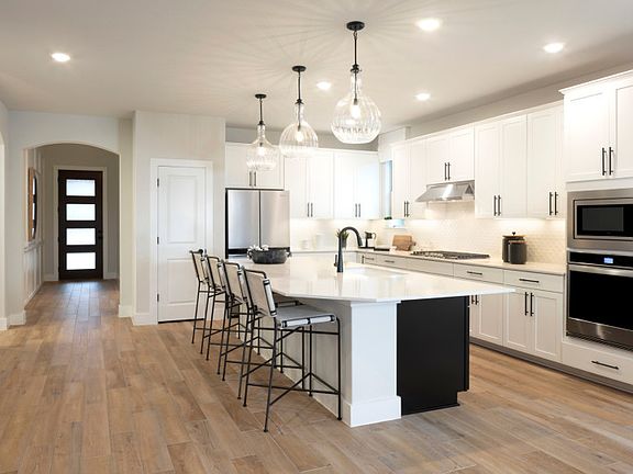 Spacious Kitchen with Large Eat-In Island