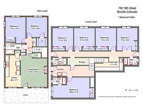 Floor plan 758 19th Street
