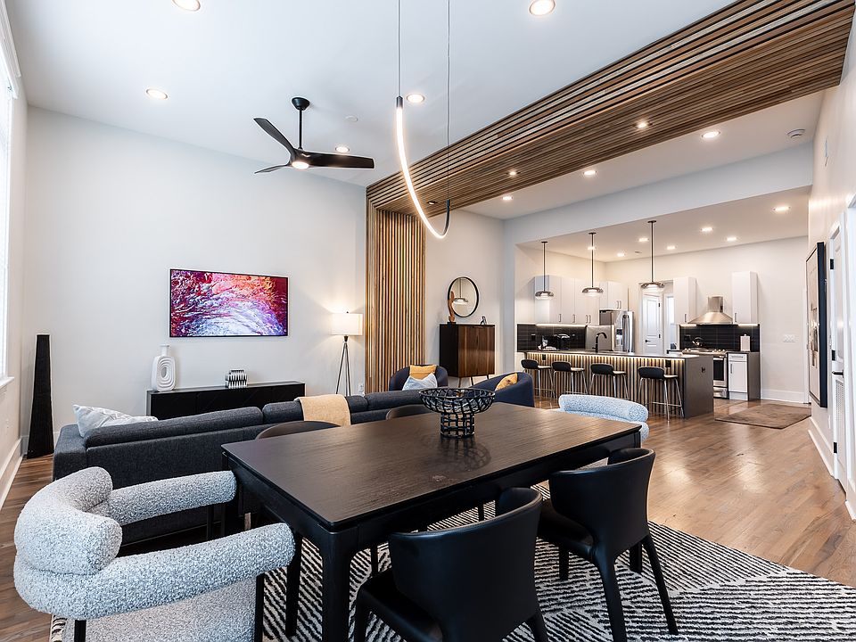 Dining room to kitchen view.