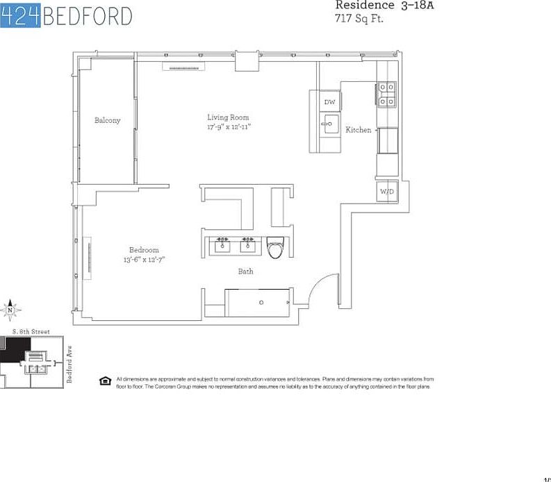 2nd image of 424 Bedford Ave #A17