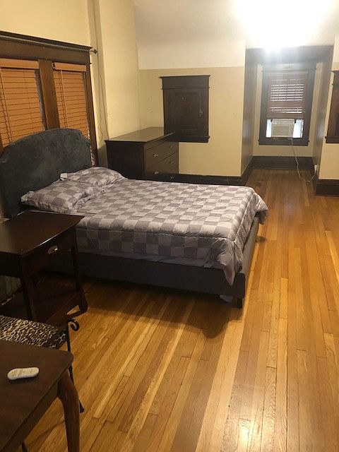 The bedroom expands one side of the entire house.