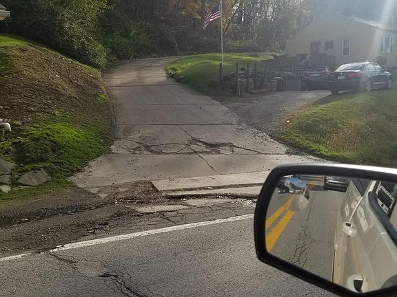 Entrance to Units from Valley Blvd.