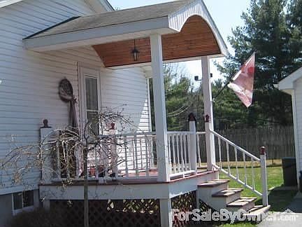 side porch into kitchen