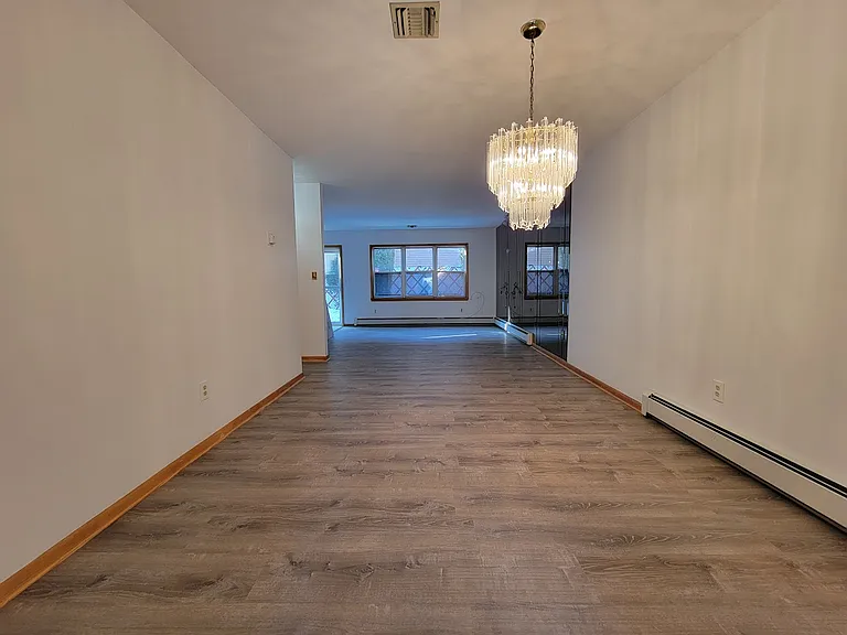 Dining Room area with chandelier