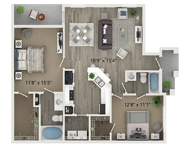 Floor plan B2