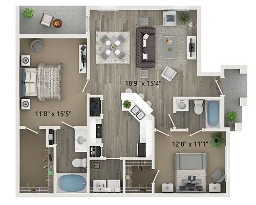 Floor plan B2
