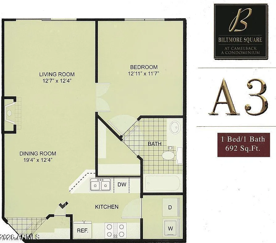 1 bed, 1.0 bath, 746 sqft, $1,425 — Photo 3