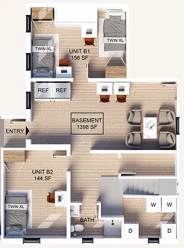 Floor plan Lower Level