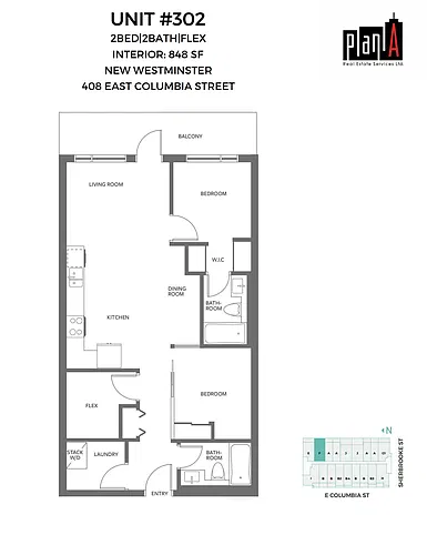 Floor plan Condos 2 Bed 2 Bath