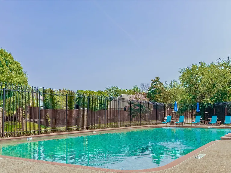 HOA pool at end of street.
