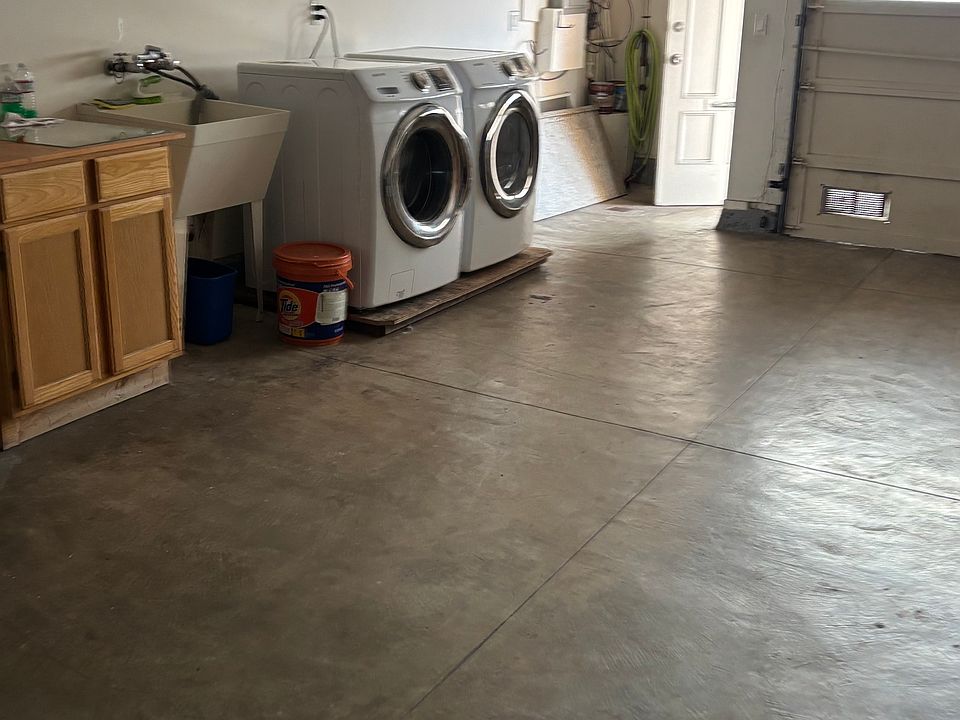 Laundry in garage