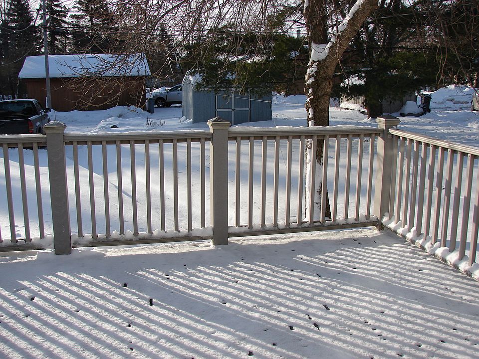 Deck and shed