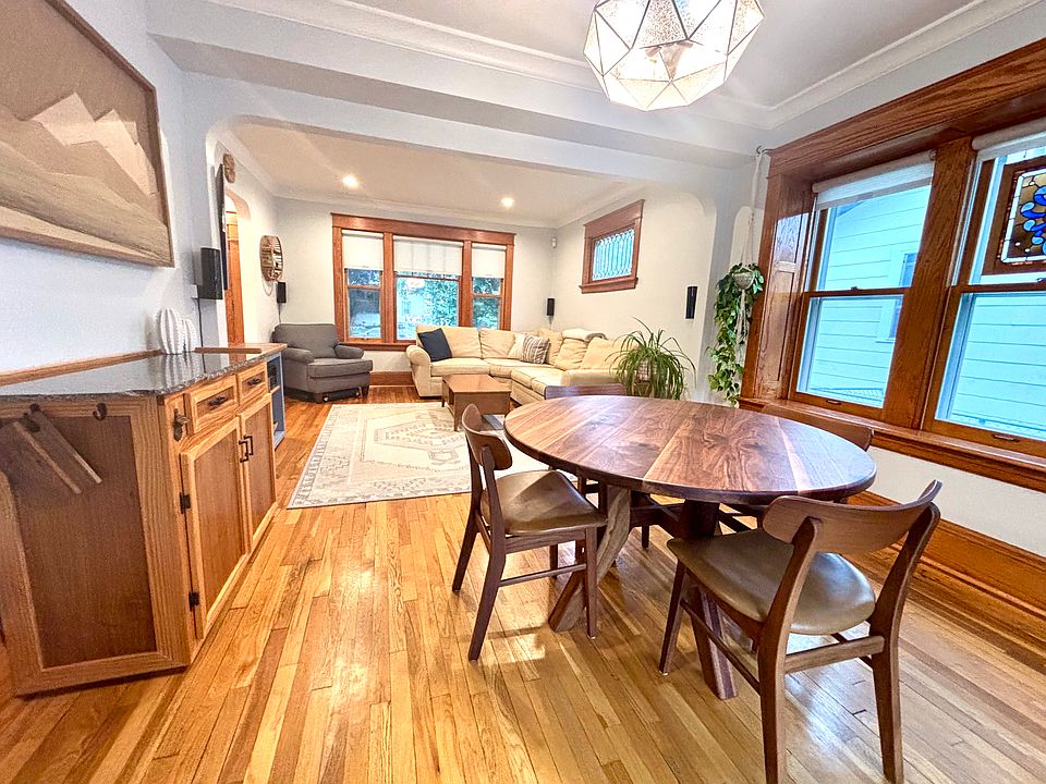 Dining and living area