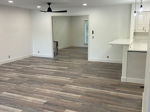 main living room/kitchen 
in same room as the firepalce