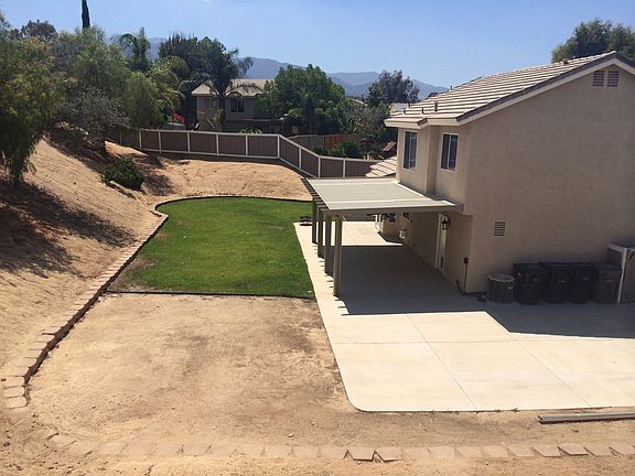 Huge backyard