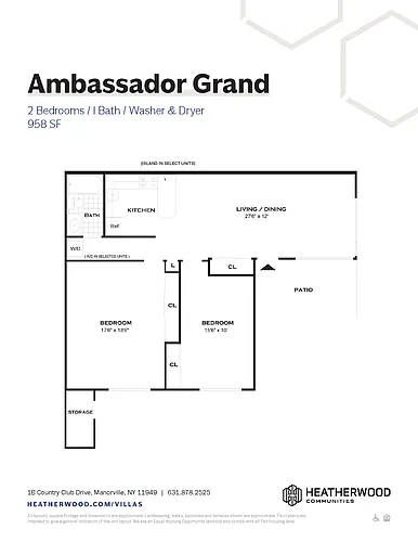 Floor plan The Ambassador Grand